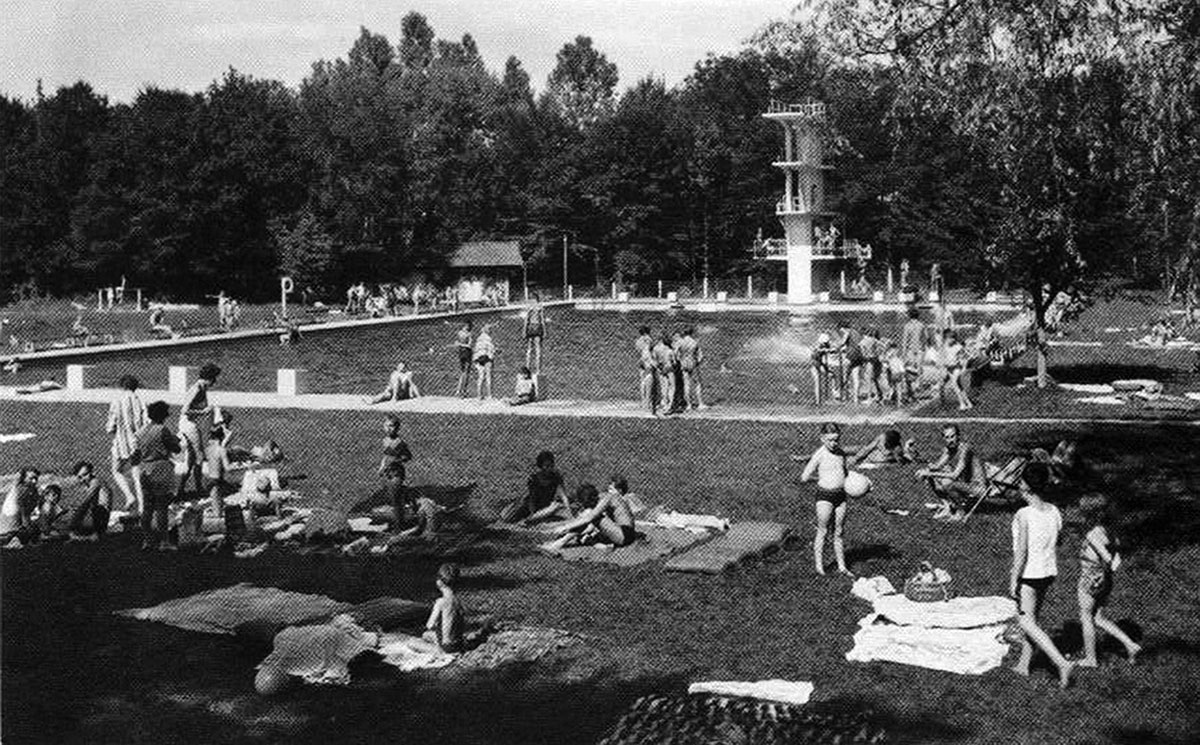 Das Trostberger Freibad vor 50 Jahren