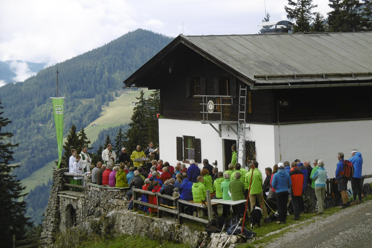 Trostberger Hütte: Bergmesse 2016