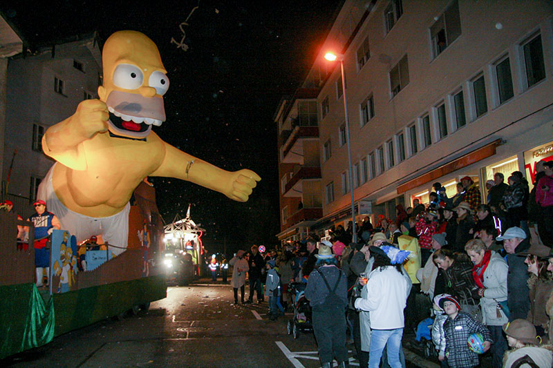 Nachtfaschingszug in Trostberg